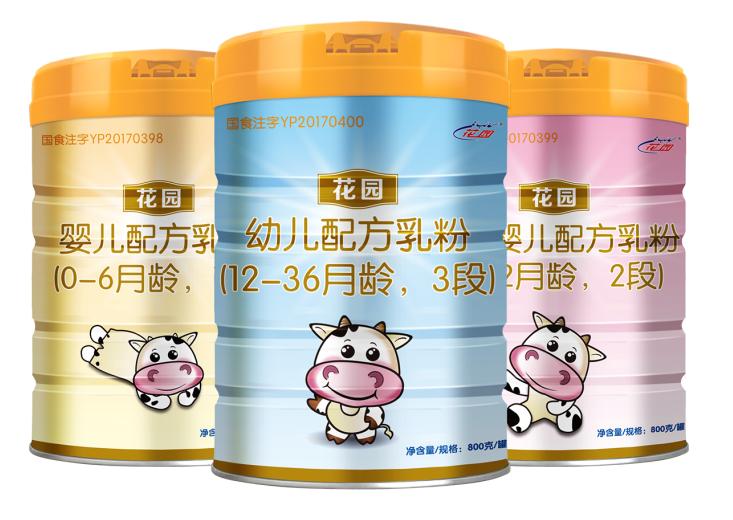 花園嬰配粉（1、2、3段）